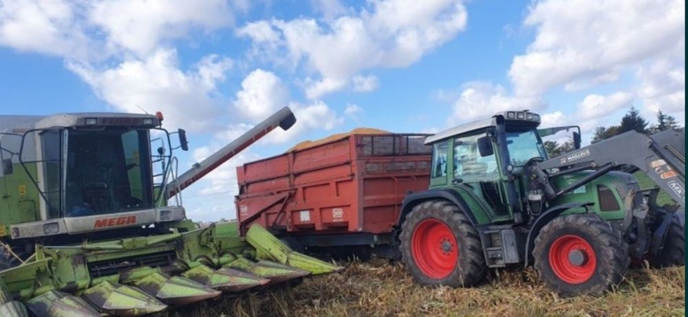 Przyczepa tandem mulda 10 12 ton 15 demarest skrętna os resor rolnicza