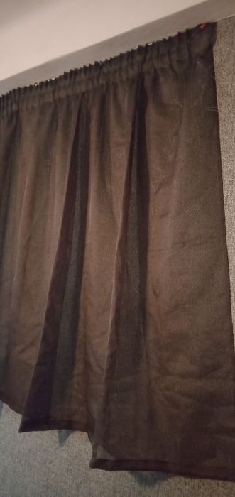 Шторка коротка однотонна