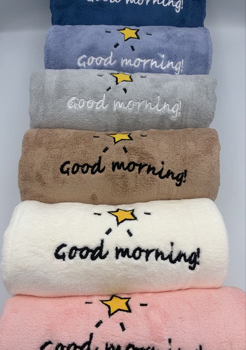 Komplet 6 recznikow kapiwlowych z miekkiej mikrofibry