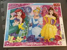 Puzzle trefl ramkowe 25 ksiezniczki Disney Princess Arielka Bella