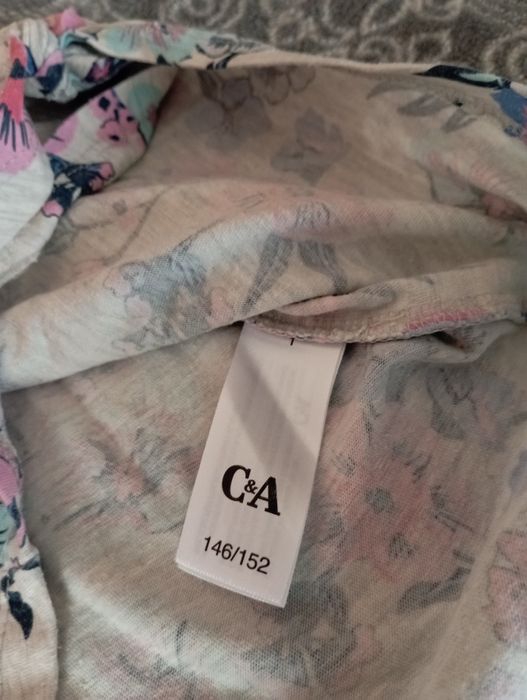 Футболка квіти C&A 11-12р 146-152р