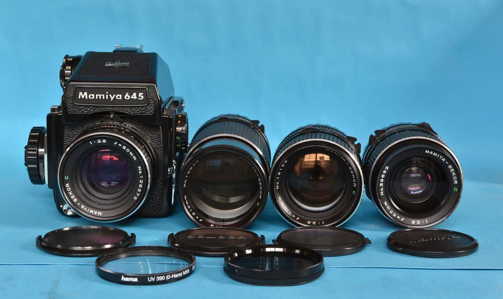 Mamiya M645 + 4 obiektywy