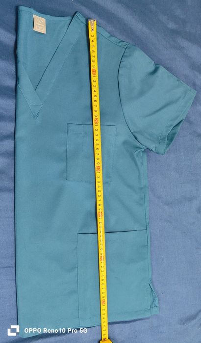 Mundurek medyczny morski , zestaw