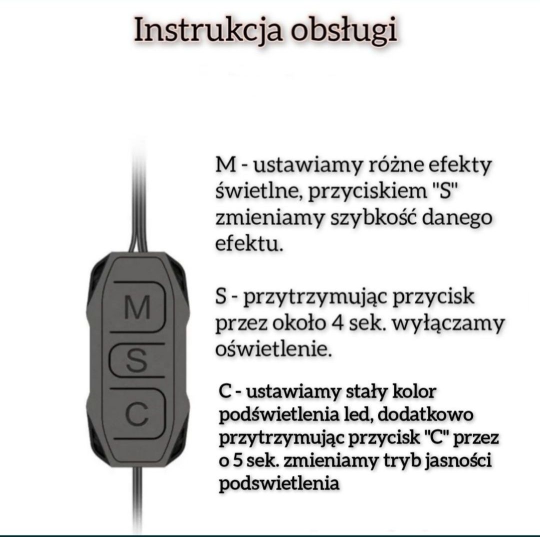 Zestaw kontroler aRGB 3 pin + przewód