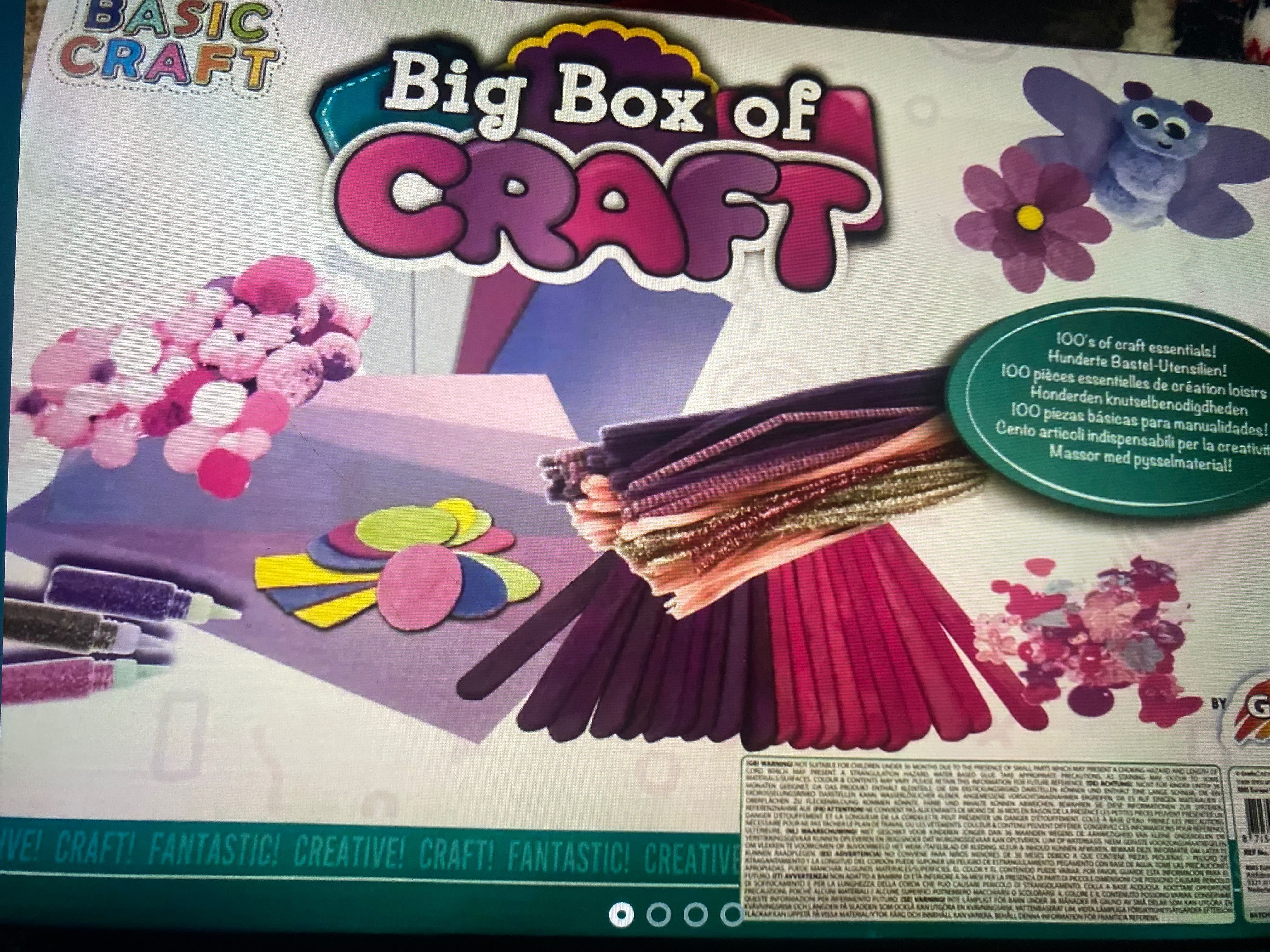 Набір для творчості -Basic Craft pink bic box of craft