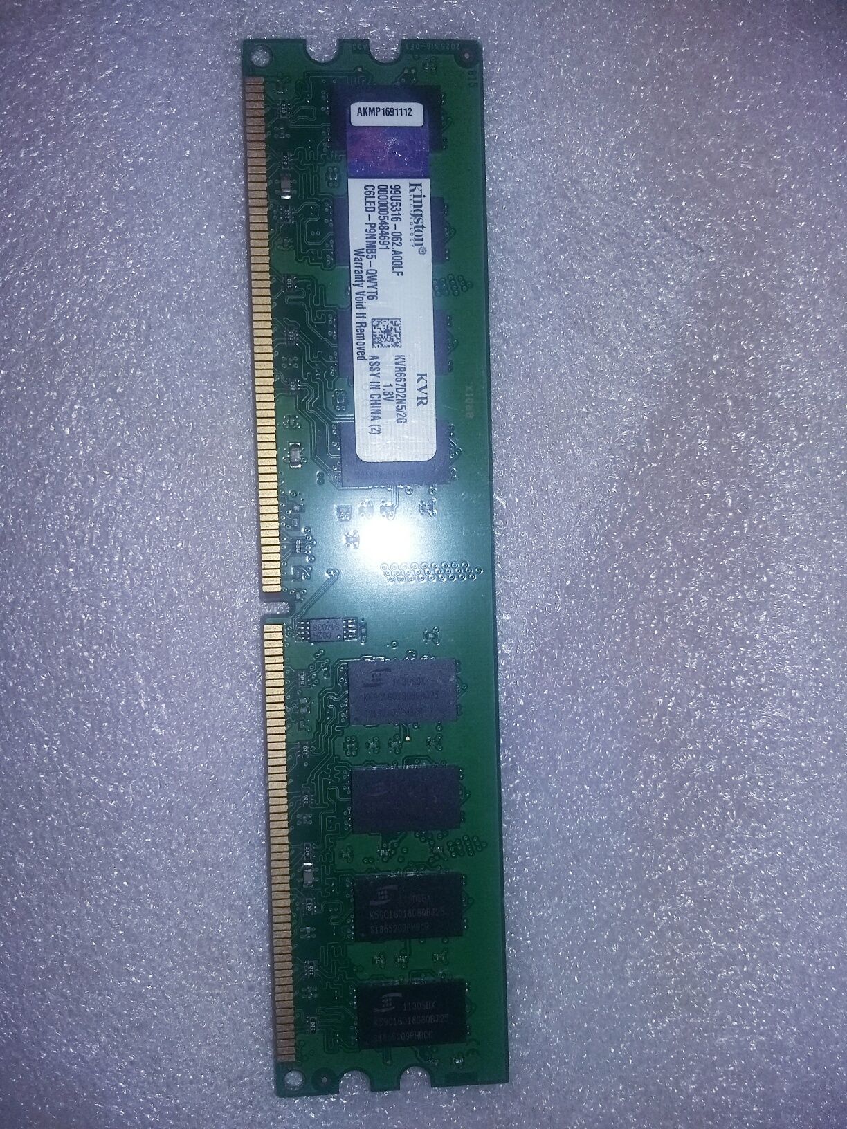 Memória ram 2GB DDR2