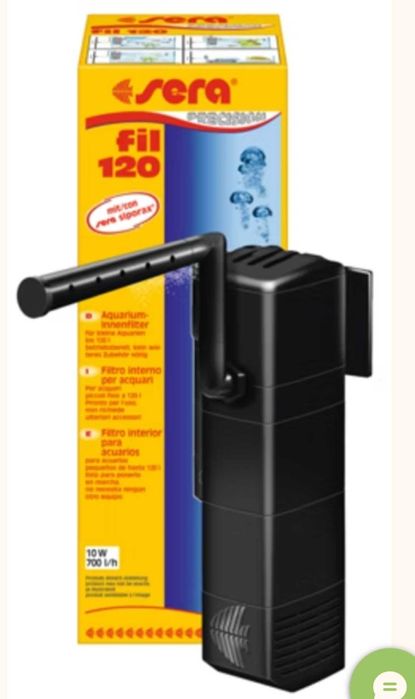 Vários filtros de aquário