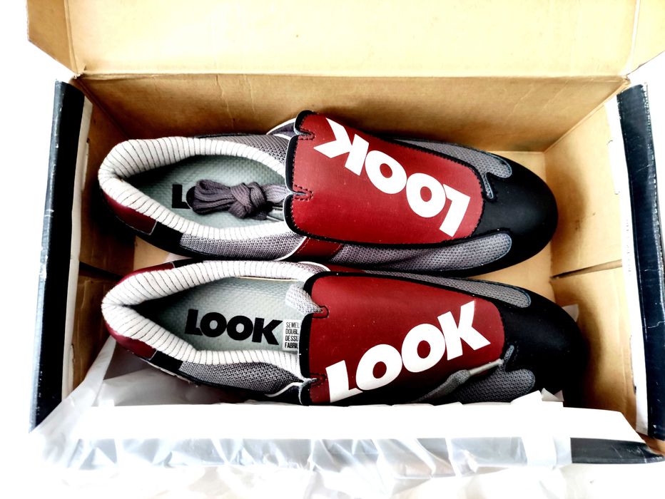 Nowe Buty NOS Vintage Retro Road LOOK rozmiar 44 27.4 cm L’Eroica (6)