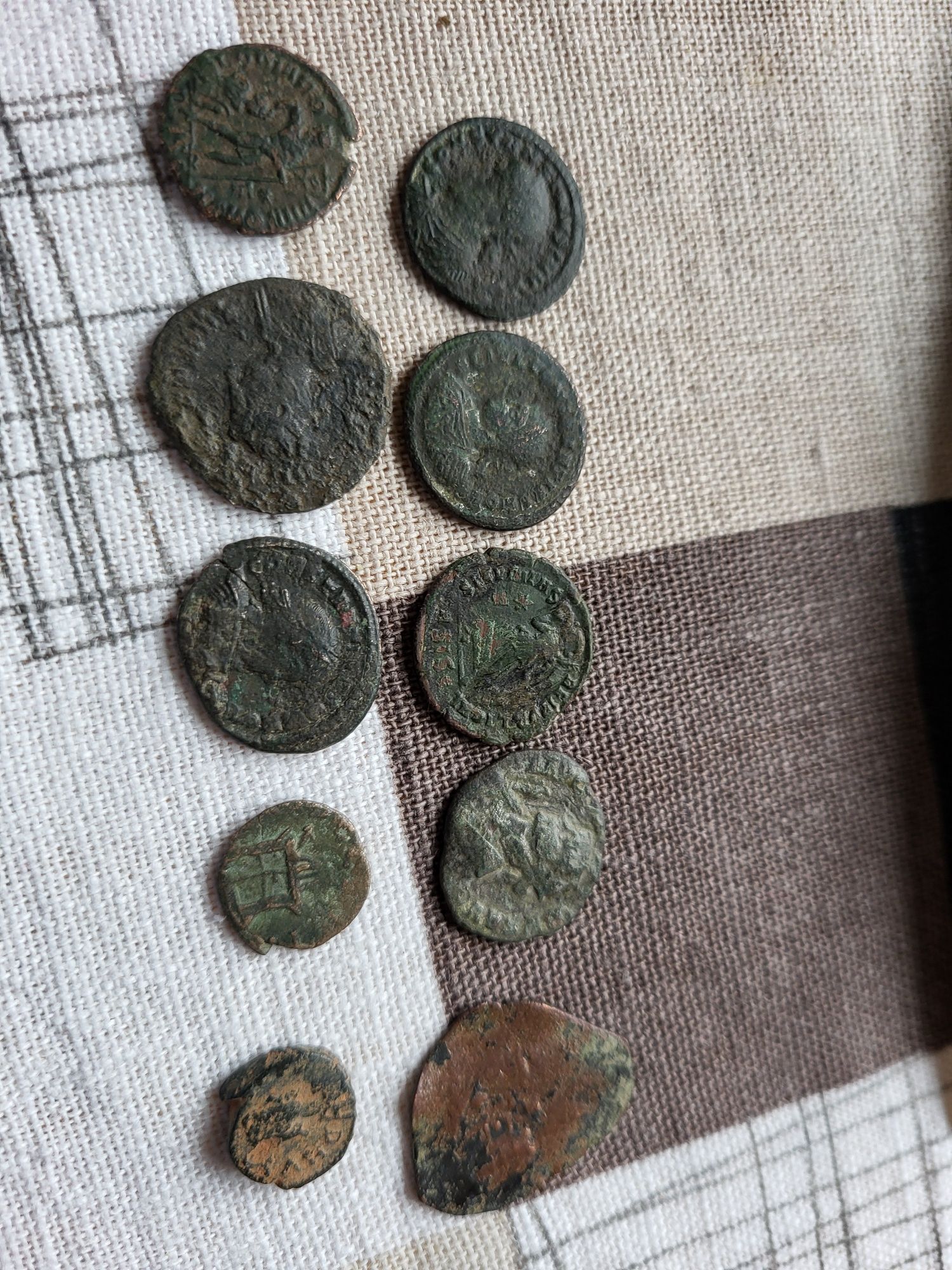 Monety rzymskie i Bizancjum Mix 10szt