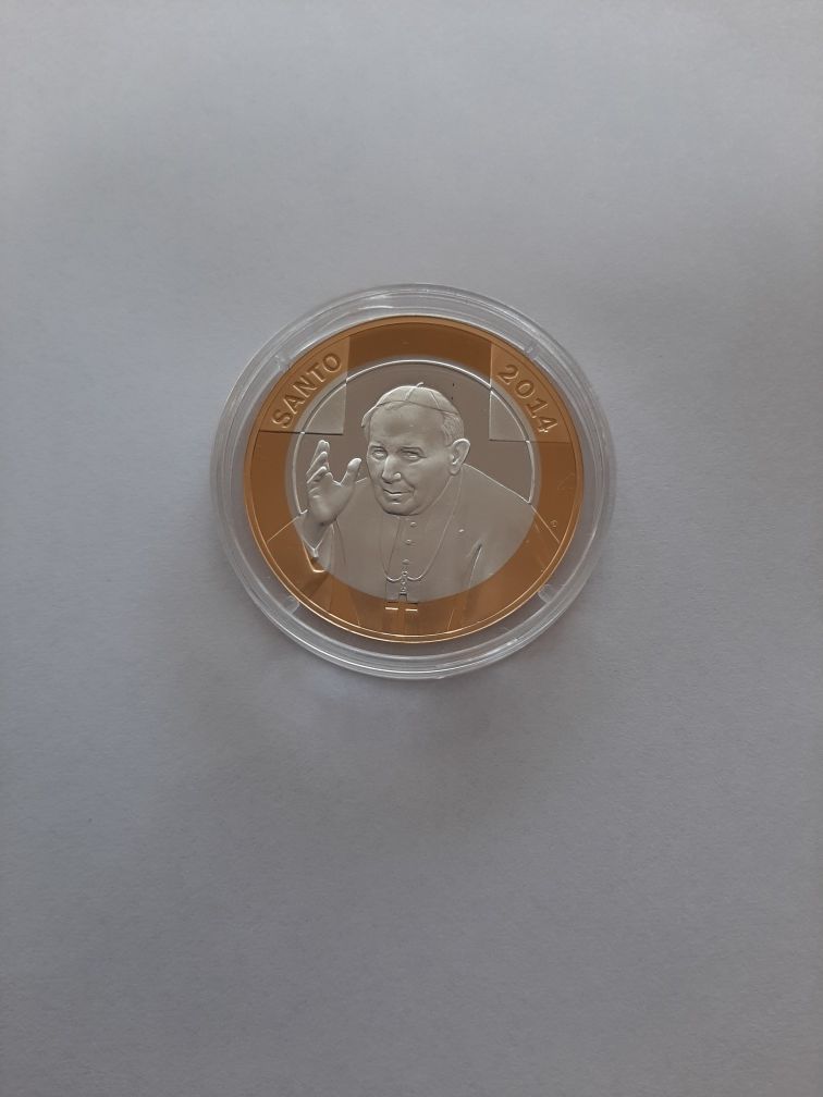 Medal Kanonizacja Jan Paweł II 2014 srebro