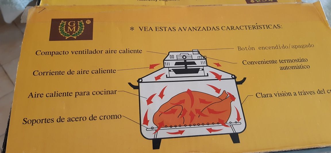 Forno eléctrico com ventilação