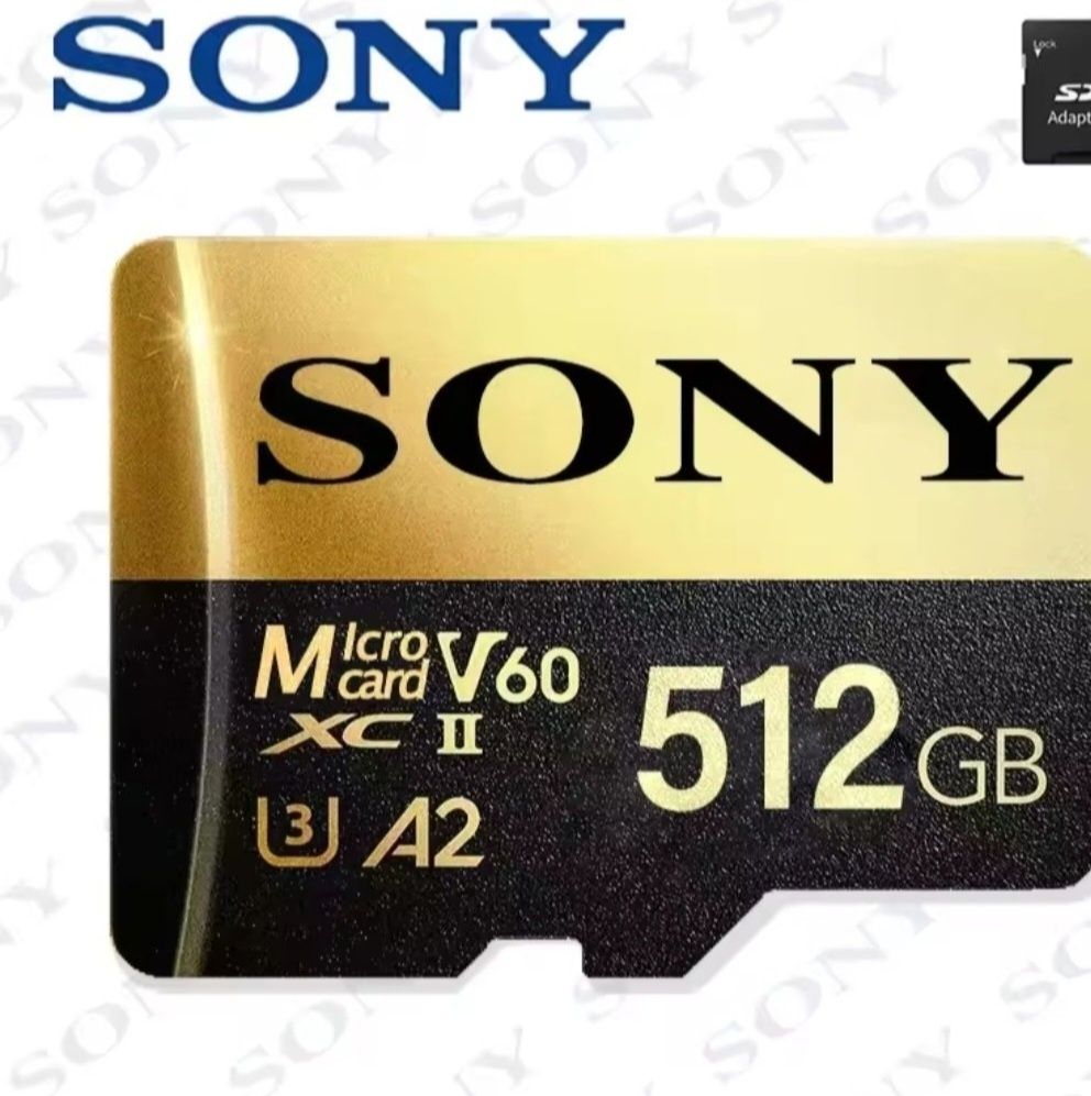 Micro SD  256Gb,512Gb,1Tb.NEW с адаптером