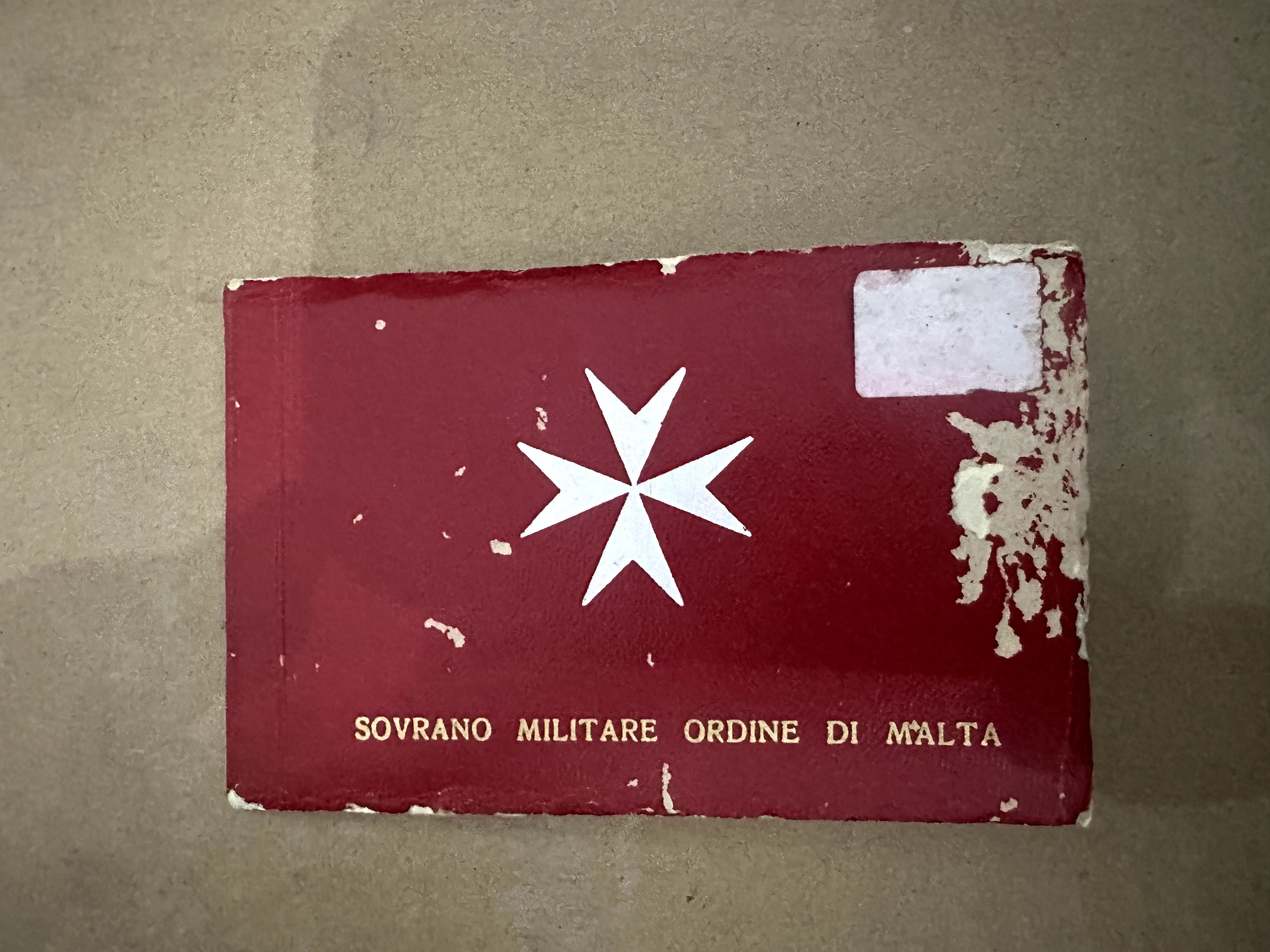 Set 2 moedas 1964 Malta "Sovereign Military Order of Malta"Prata Proof