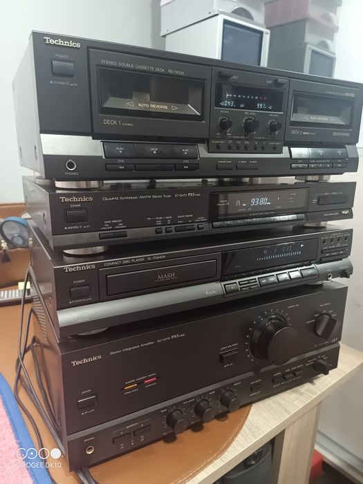 Wieza Technics Wzmak SU-V670 odtwarzaczCD SL-PG440A,ST-G470 i RS-TR333