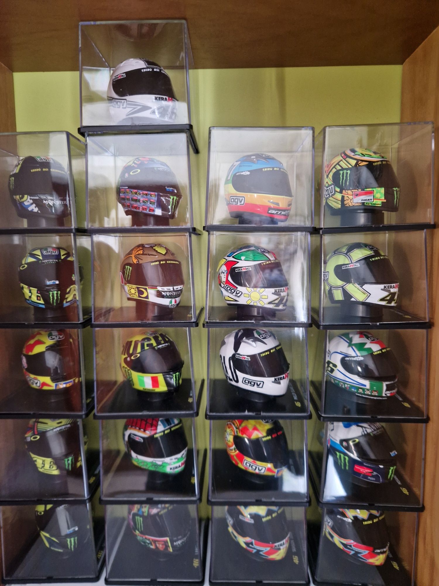 Capacete coleção Valentino Rossi