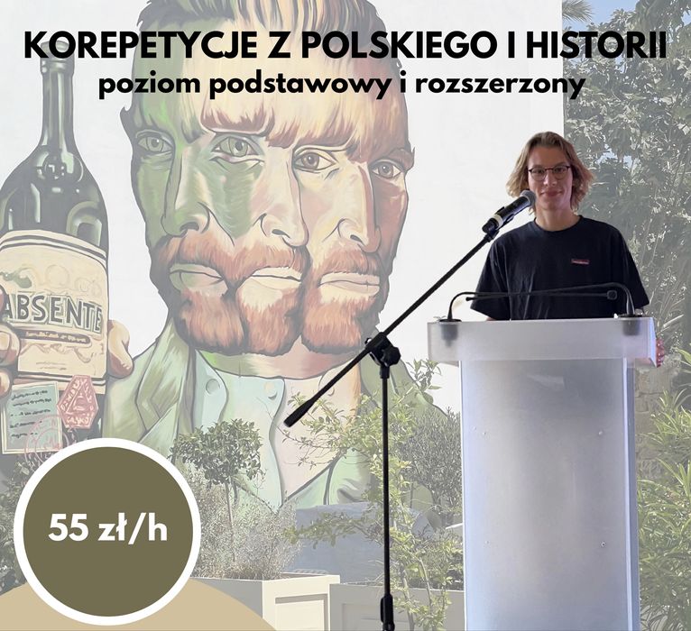 Korepetycje z języka polskiego i historii