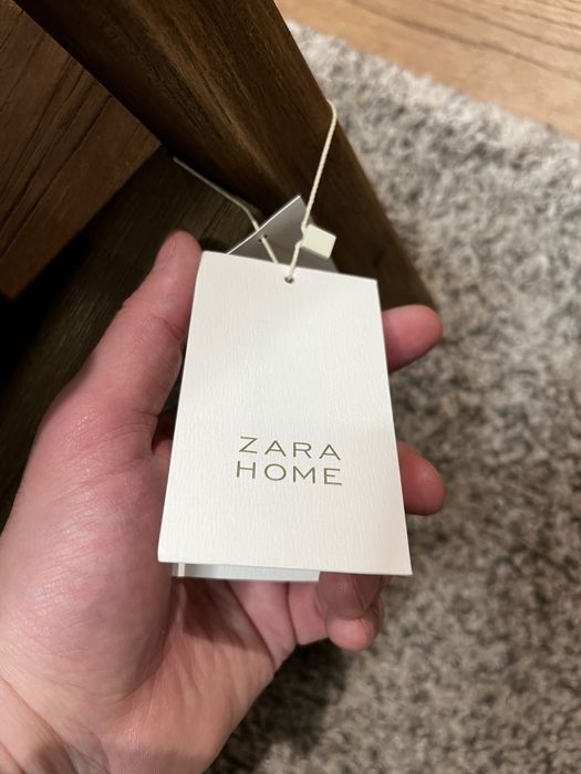 Nowy, drewniany stolik/ taboret Zara Home