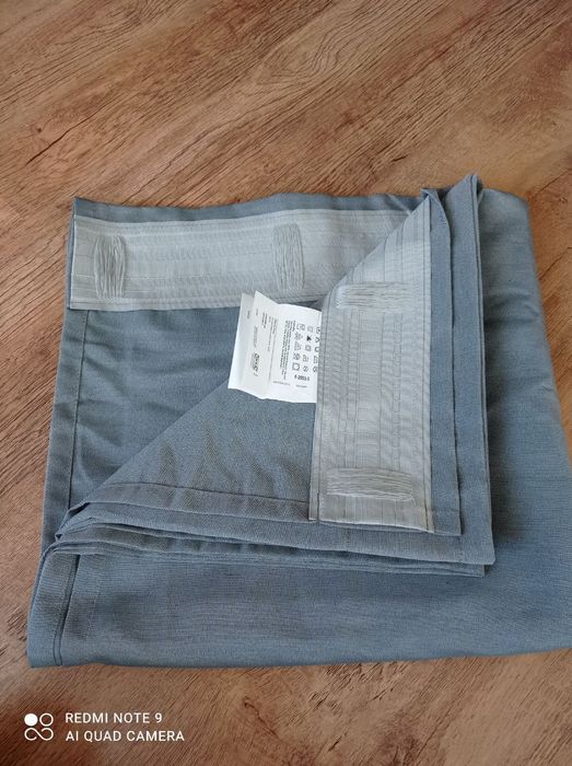 Штора новая серая