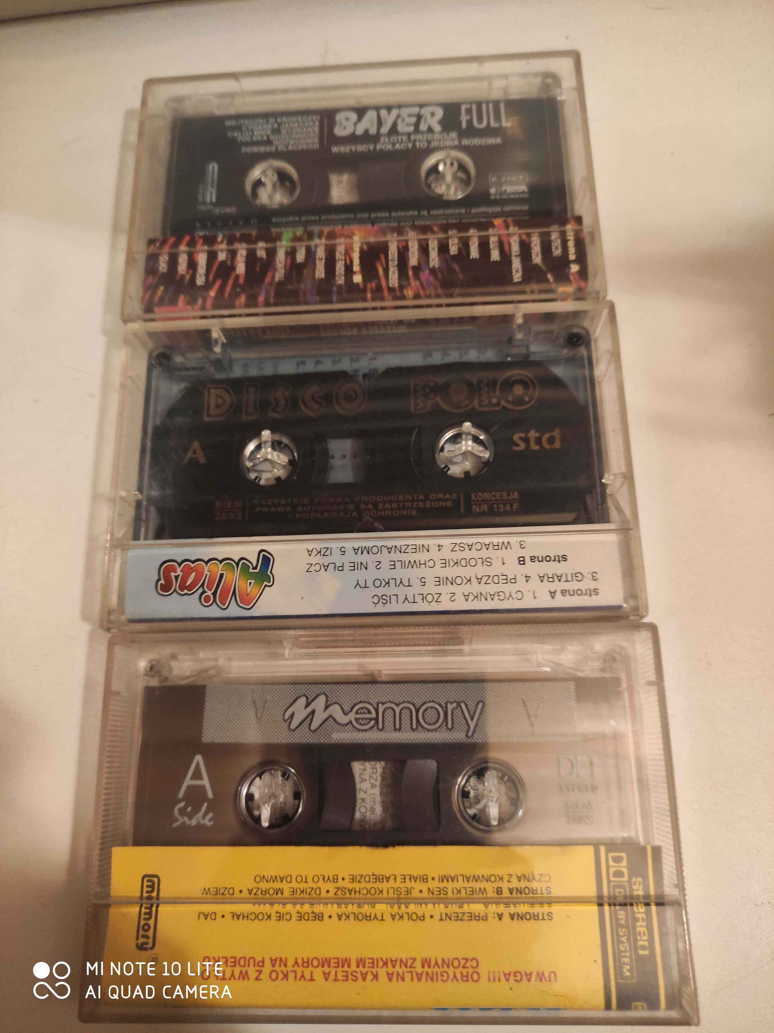 Disco polo Rex ,Alias, Bayer Full zestaw 3 kaset