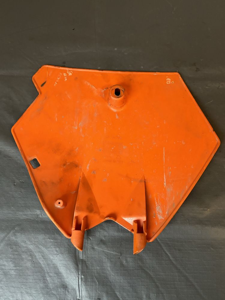 Plastron pole numerowe KTM EXC250 SX125 cross enduro plastik