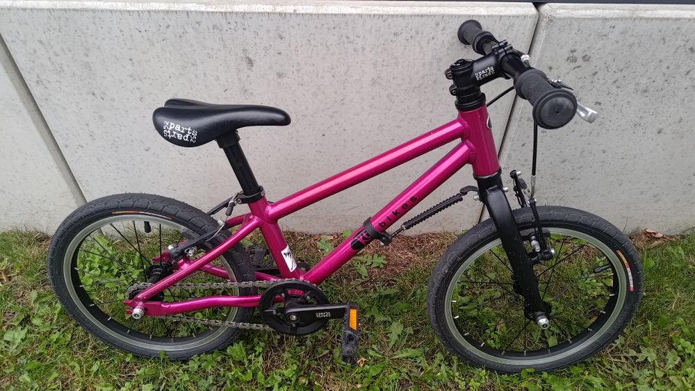 Rower dziecięcy Kubikes 16L - bardzo lekki, stan bardzo dobry!