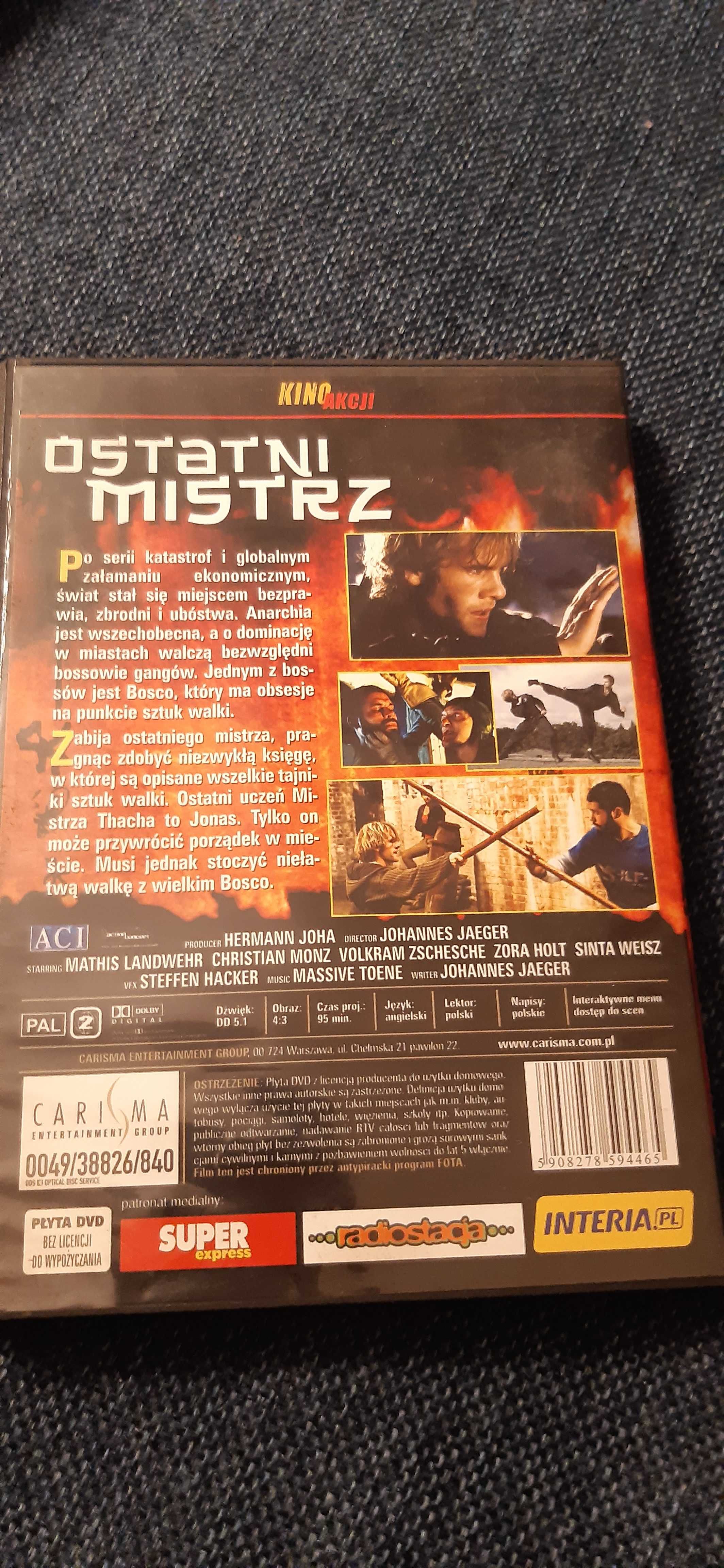 film dvd karate ostatni mistrz - kino sztuk walki