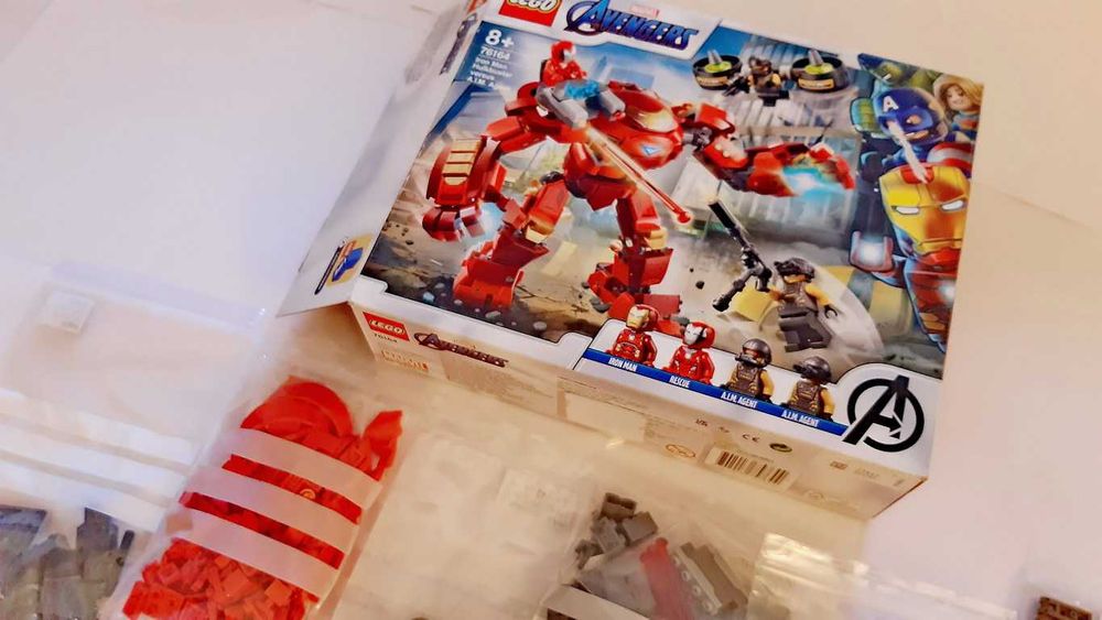 Lego Marvel 76164 Iron Man Hulkbuster vs AIM Agent peças novas