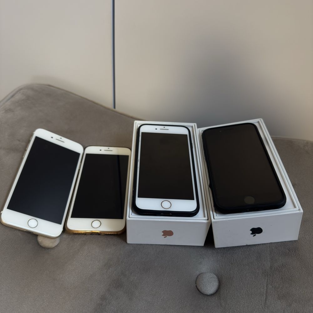 4 telefony Apple 7 oraz 8