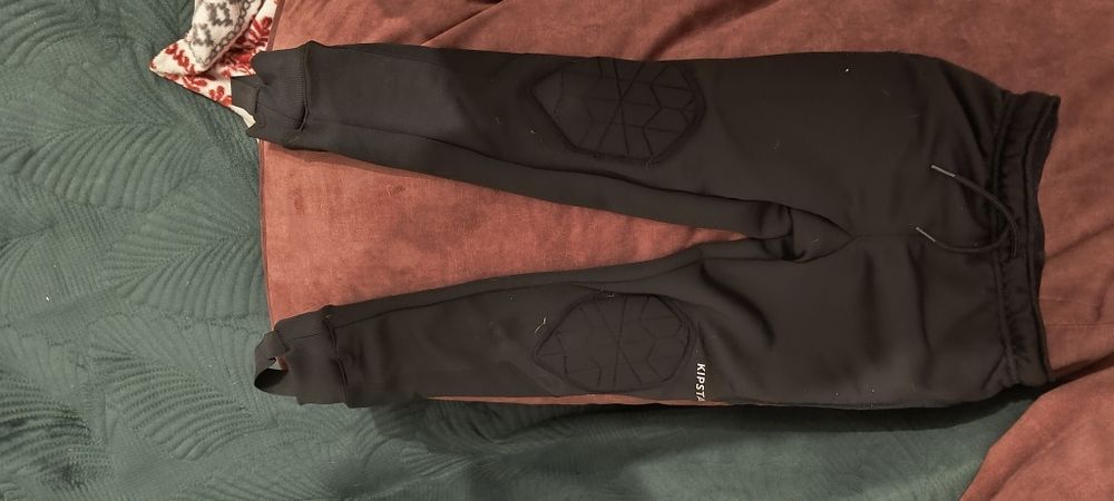 chłopięce spodnie bramkarskie kipsta 123-130