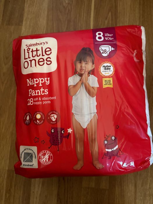 Новые памперсы Pampers 8 9 Little ones 8 нові підгузки трусики