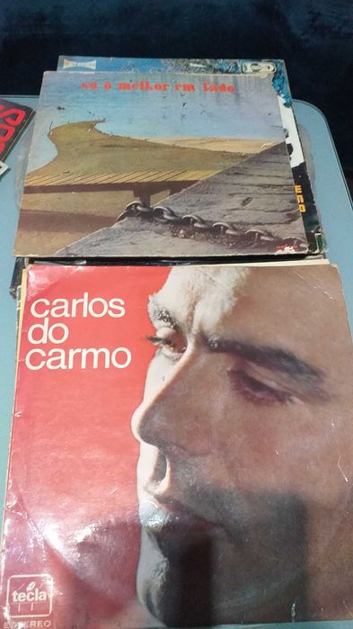 40 discos de vinil antigos em bom estado