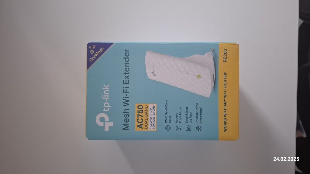 repeater wifi AC750 TP-Link Uniwersalny wzmacniacz WiFi