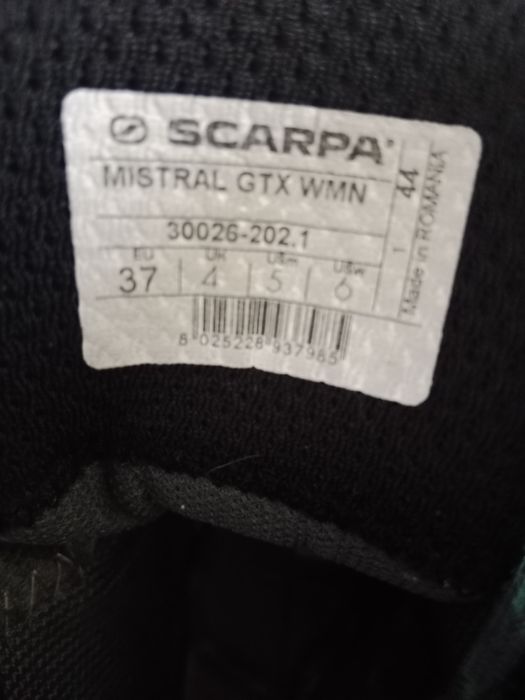 Scarpa buty trekkingowe Gore -Tex Vibram roz 37