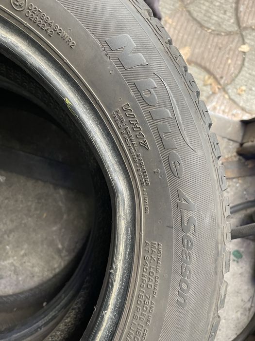 Шины 215/55 R16 Nexen б/у пара 7мм зима U7