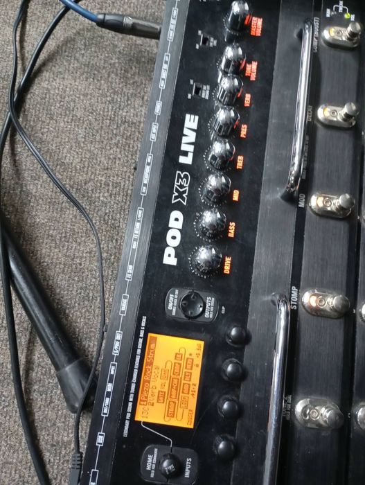 Гитарно -басовый процессор