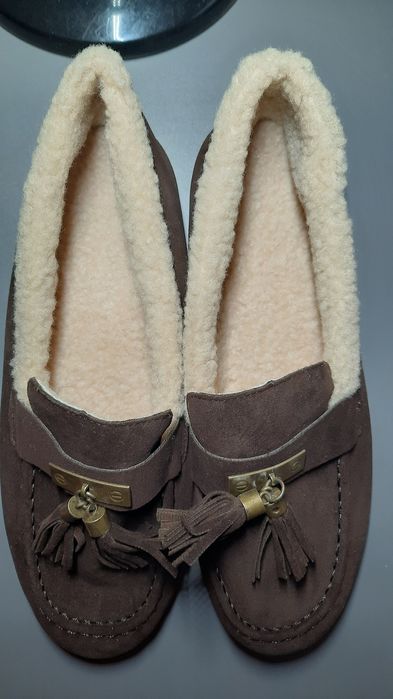 Лофери,  автоледі, мокасини зимові з хутром теді