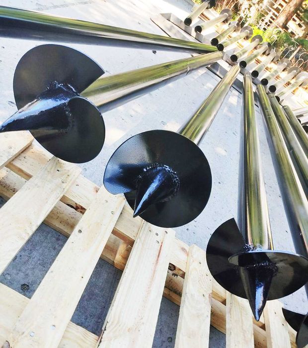 Сваї гвинтові,палі багатовиткові,геошуруп,свайний фундамент