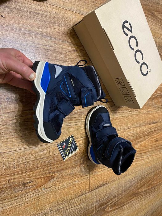 Ecco Gore-Tex ботинки зимние термо сапожки черевики детские ECCO р.27