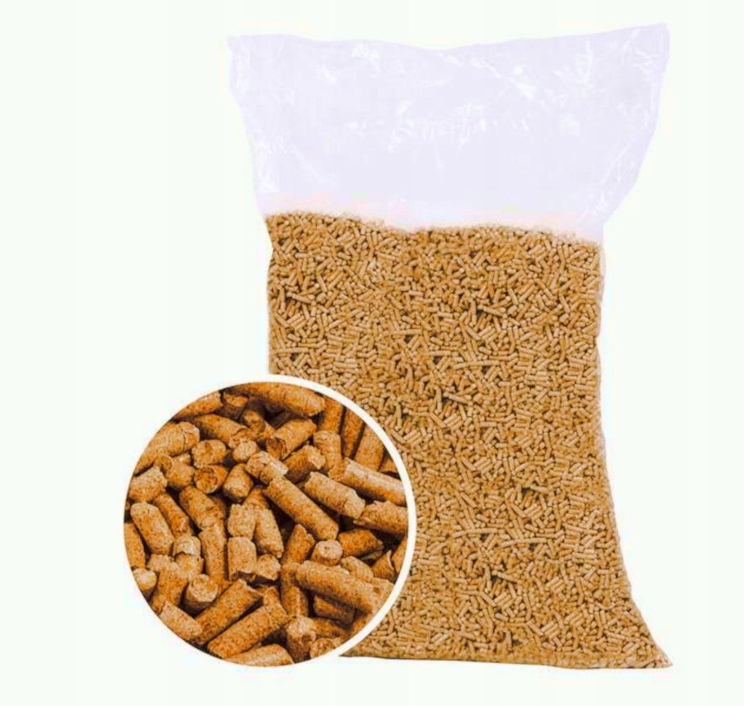 PELLET REZULT taki jak OLCZYK jasny sosnowy 6 mm Świetny Produkt
