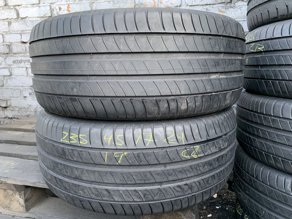 Літні шини 235/45 R17 Michelin Primacy3/2шт/2021рік/90%