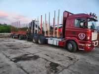 Scania R580 do drewna lasu klody drzewa stosu