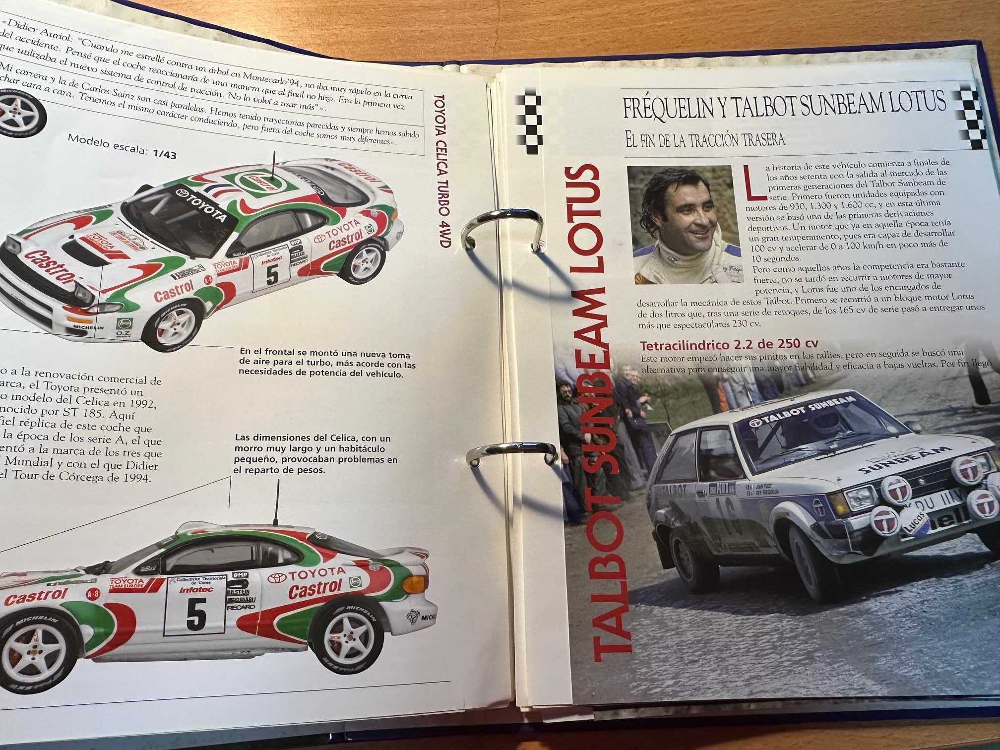 Rally Car Collection - 33 fichas técnicas