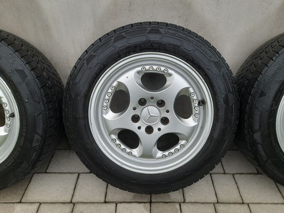 Koła zimowe mercedes 5x112 16 cali do busa VanContact 195/65/16 C