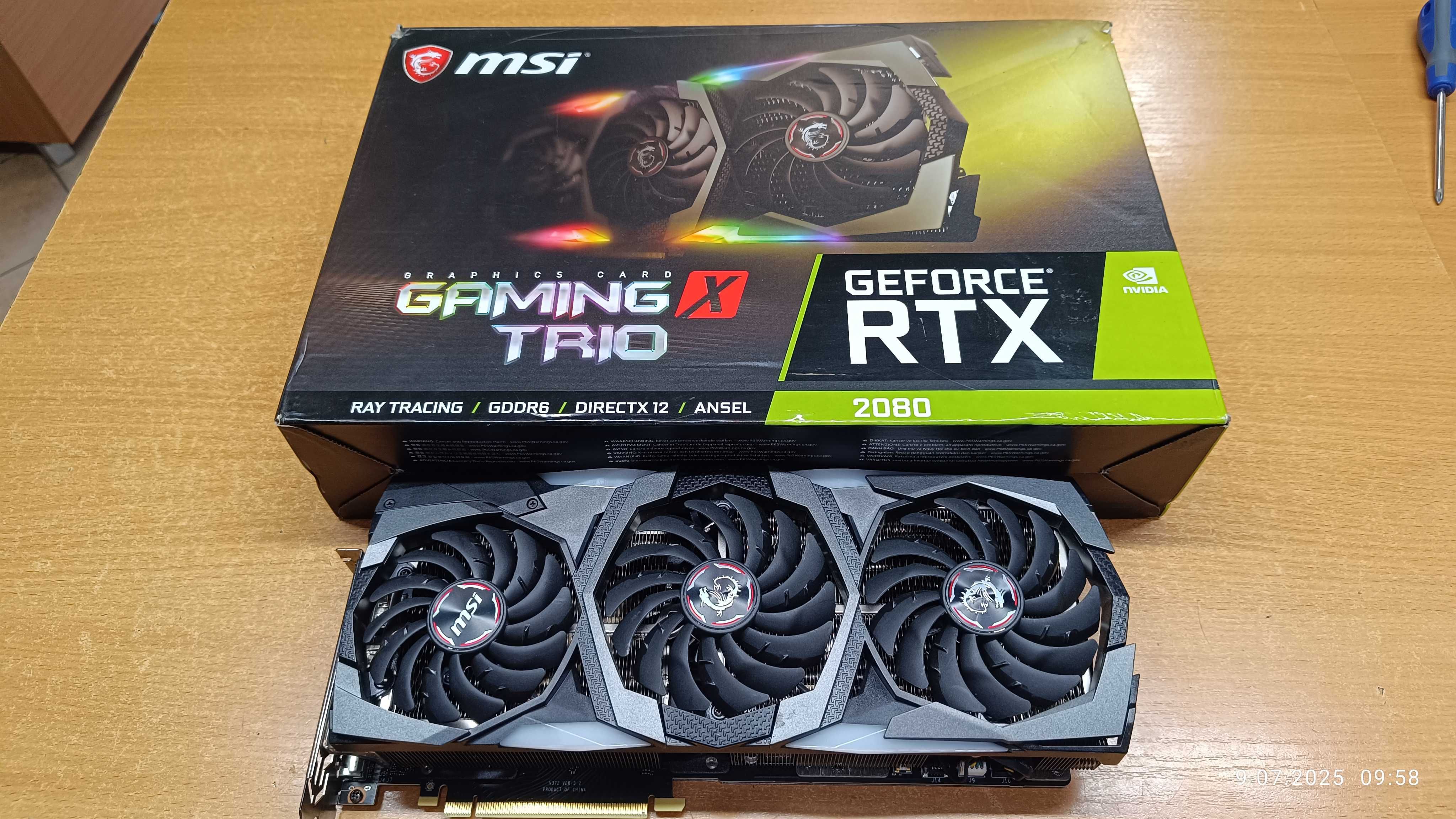 Karta graficzna MSI RTX 2080  8GB GDDR6