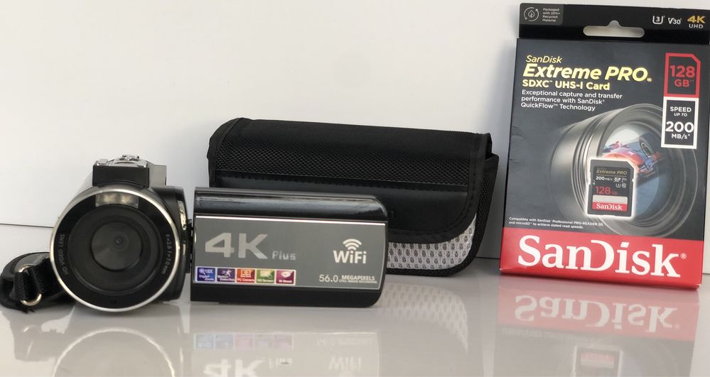 Нова Цифрова камера Відеокамера Camcorder DVC 56 МП 4К UltraHD Wifi