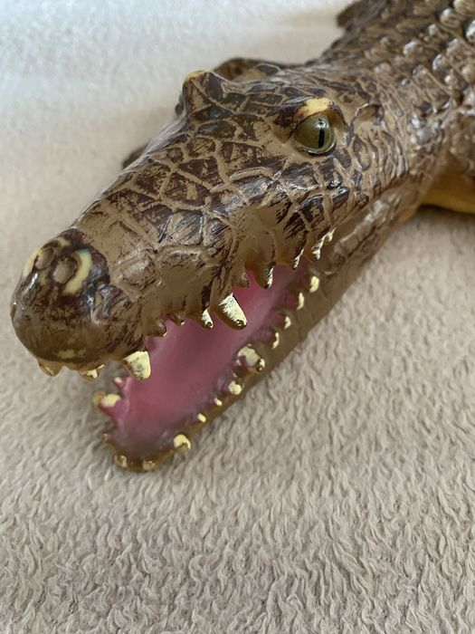 Іграшка резинова крокодил