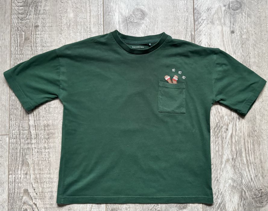 Świąteczna koszulka chłopięca  Reserved Rozmiar 134