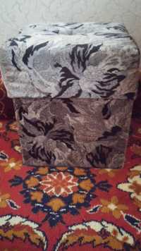 Pufa/pufy siedzisko tapicerowana z pojemnikiem
