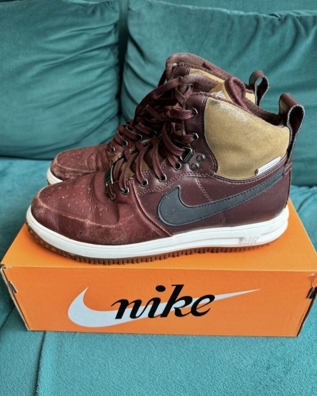 Buty Nike air force 1lunar Sneakerboot Barkroot Brown roz 42