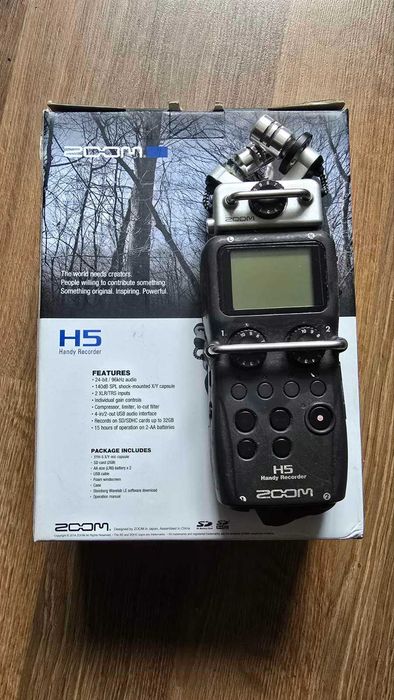 Цифровий диктофон, аудіо рекордер ZOOM H5